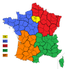 indicatifs téléphoniques France métropolitaine